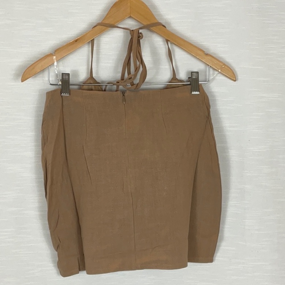 Tic Toc - Wanda 2 piece taupe skirt and top - Picture 2 of 3